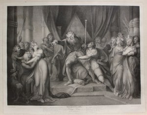Richard Earlom(1743-1822) wg Henry Fuseli(1741-1825), Król Lear. Akt I, Scena I, 1792