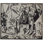 Lyonel Feininger, Wioska(z „Das Kunstblatt”, Paul Westheim, 1920, z. 1)