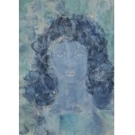 Halina [Helena] Korbik, Portret błękitny
