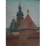 Siergiej Nikiforow, Widok na kościół św. Andrzeja i klasztor Bernardynów we Lwowie, 1980