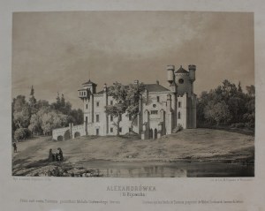 Napoleon Orda, Alexandrówka. Gubernia Kijowska[z „Albumu widoków Polski …” litografowanych przez Alojzego Misierowicza(1825-ok.1905) w Litografii Maksymiliana Fajansa(1827-1890)]