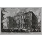Giovanni Battista Piranesi, Veduta sul Monte Quirinale del Palazzo dell’ Eccellentissima Casa Barberini, Architettura del Cav.r Bernino