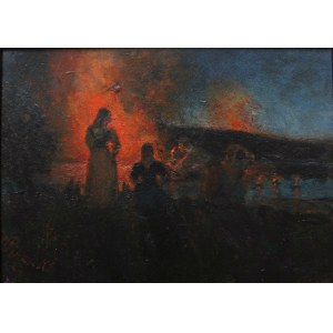 Witold Albin Piwnicki, Sobótki [Scene by the Fire].