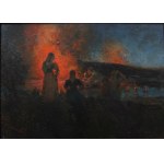 Witold Albin Piwnicki, Sobótki [Scene by the Fire].