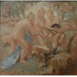 Jadwiga Przeradzka-Jędrzejewska, Pasterz i nimfy, 1943
