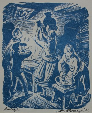 Stanisław Raczyński, Andrzejki(z teki „Polskie tematy ludowe”)