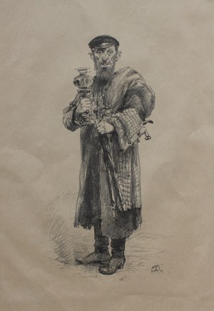 Józef Rapacki, Handlarz starzyzną(1926, z teki „Z dawnej i niedawnej Warszawy”)