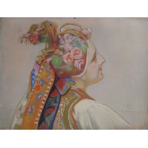 Piotr Stachiewicz, Bride in a Krakow outfit