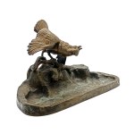 Ecriture with a figure of a grouse(1st quarter of the 20th century).