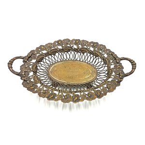 Patera-Basket for fruit(Warsaw, 19th/20th century).