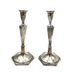 Art déco-pair candlesticks(Krakow, l.30s of the 20th century).