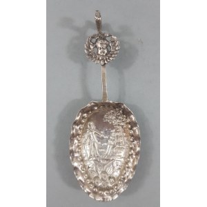 Decorative teaspoon, Germany, late 19th century.
