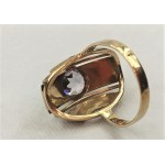 Ring with aquamarine, 20th century.