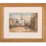 Eduard Hildebrandt (1817 Gdansk-1868 Berlin), Landscape from Suez