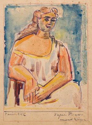Marek Szwarc (1892 Zgierz - 1958 Paryż), Portret kobiety