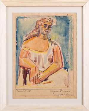 Marek Szwarc (1892 Zgierz - 1958 Paryż), Portret kobiety