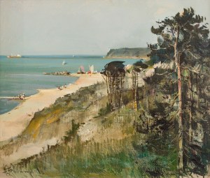 Henryk Baranowski (1932 Starogard Gdański - 2005 Gdynia), Hel bór, 1985