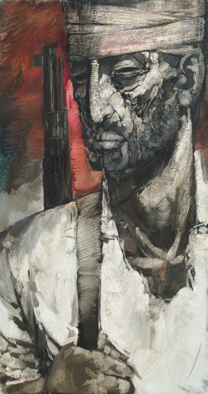 Maciej Lachur (1927 Zagórze - 2008 Otwock), Ghetto walczące / Bojownik, 1972