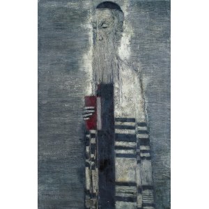 Maciej Lachur (1927 Zagórze - 2008 Otwock), Rabin modlitwa, 1966