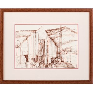 Ryszard Stryjec (1932 Lipniszki near Lida-1997 Gdansk), Architectural Landscape II, 1970s.