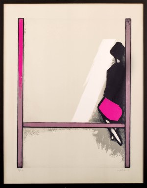 Witold Kaczanowski (1932-2025), Na ławce, 1984