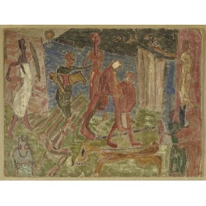 Maria JAREMA (1908-1958), SCENA NA PLAŻY