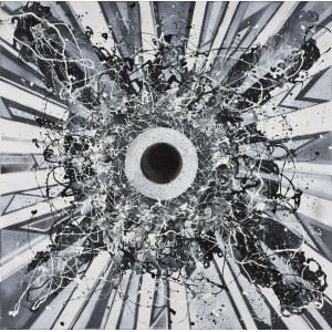 Slawomir SHUTY (1973), STOLEN BY ITS OWN WEIGHT, BLACK MATTER EXSPANDS CHANGING GROSS DENSITY, 2020