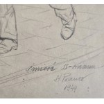 Stanislaw Pawel Prauss (1903-1997), Death of an SS man, 1944