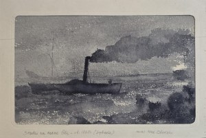 Maksymilian Oborski (1809-1878), Statki na rzece Obi, ok. 1865