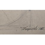 Walerian Kryciński (1852-1929), Ritratto di ragazzo (disegno di decorazione), 1882