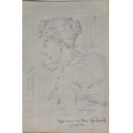 Walerian Kryciński (1852-1929), Portret Marii Czajkowskiej (uczennicy artysty), 1895