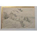 Jerzy Potrzebowski (1921-1974), Siege (double drawing)