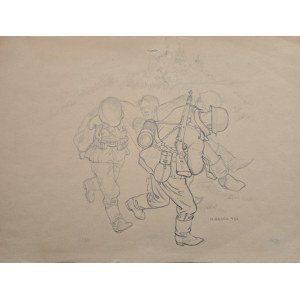 H. Busch, Evacuation des blessés, 1943