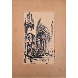 Unidentified artist, Interior of the church