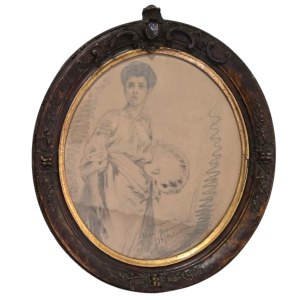 Olga Boznańska, Autoportret, 1893