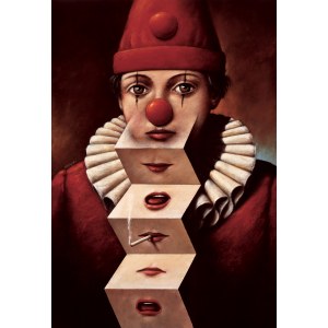 Rafał Olbiński (ur. 1943), Clown of many faces 