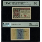 Poland, 1/2 Polish mark, 9.12.1916