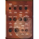 numismatic accessories, clasper for Polish Circulating Coins of the Second Republic (without coins), 1923-1933