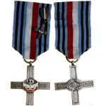 Poland, Warsaw Uprising Cross with miniature, 1981-1999