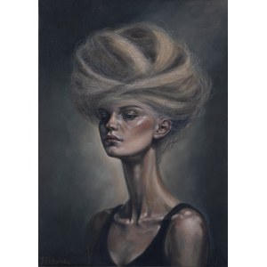 Justyna Gostyńska, Struttura del filato I dalla serie Przesmyk, 2026