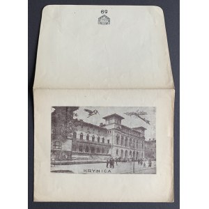 KRYNICA. Envelope. Kraków [II RP].