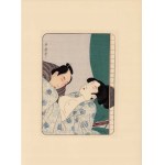 Kitagawa Utamaro, Shunga - intimate scene (pair of lovers)
