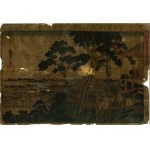 Utagawa Hiroshige, Architectural Landscape, first beat, 19th century