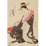 Hosoda Eishi, Morokoshi of the House of Echizenya - from the series "Yoshiwara