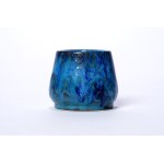 Ceramic vase, model container - pattern 649 - Boleslaw Ksiazek - ,,Kamionka