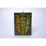 Ceramic plate , "Butterfly" - Boleslaw Książek - 41x30,5 cm - No. 1