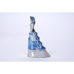 Ceramic figurine , "Lady in a gown with a train" - Boleslaw Książek