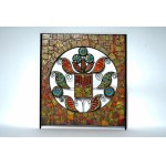 Huge ceramic openwork wall - double-sided - Boleslaw Książek - 114x104 cm - Signed!