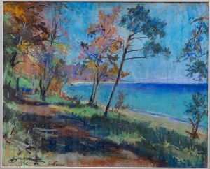 Antoni Suchanek (1901-1982), Brzeg morza w Orłowie, 1946 r.