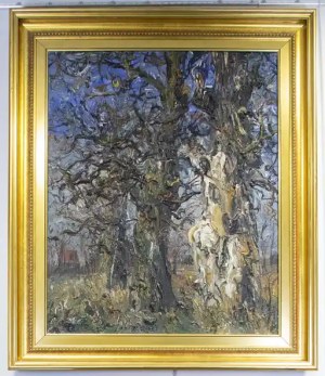 Włodzimierz Zakrzewski (1916-1992), Jabłonna - Topole, 1983 r.